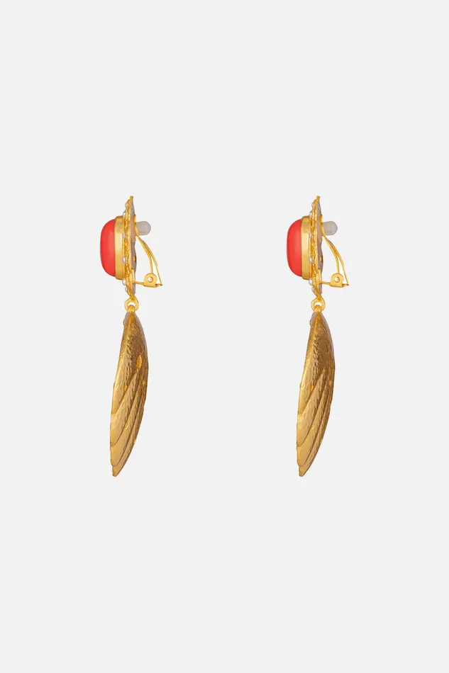 Camilla Jewellery Mare Red Coral Earrings Multi 8211 Accessories Camilla Jewellery Mare Red Coral Earrings Multi 8211 Accessories