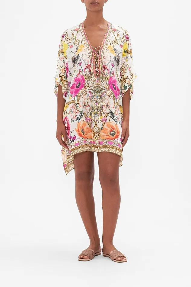 Camilla Kaftans Short Lace Up Kaftan Destiny Calling 8211 Womens