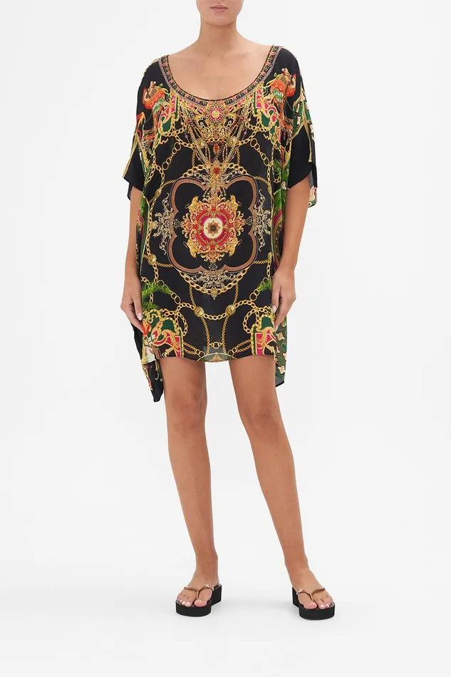 Camilla Kaftans Short Round Neck Kaftan Jealousy And Jewels 8211 Womens