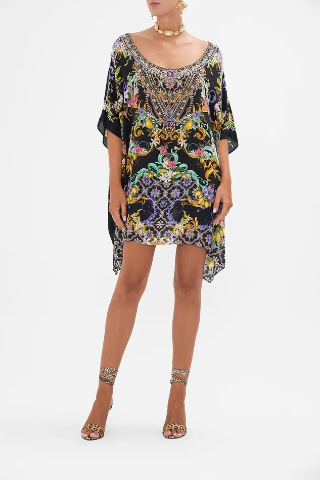 Camilla Kaftans Short Round Neck Kaftan Meet Me In Marchesa 8211 Womens