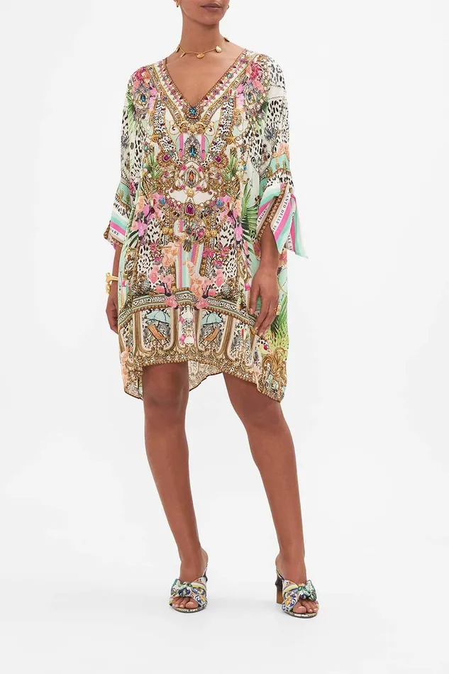 Camilla Kaftans Tie Sleeve Short V Neck Kaftan Dear Amore Mio 8211 Womens