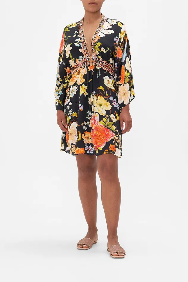 Camilla Kaftans Waist Tie Short Kaftan Secret History 8211 Womens