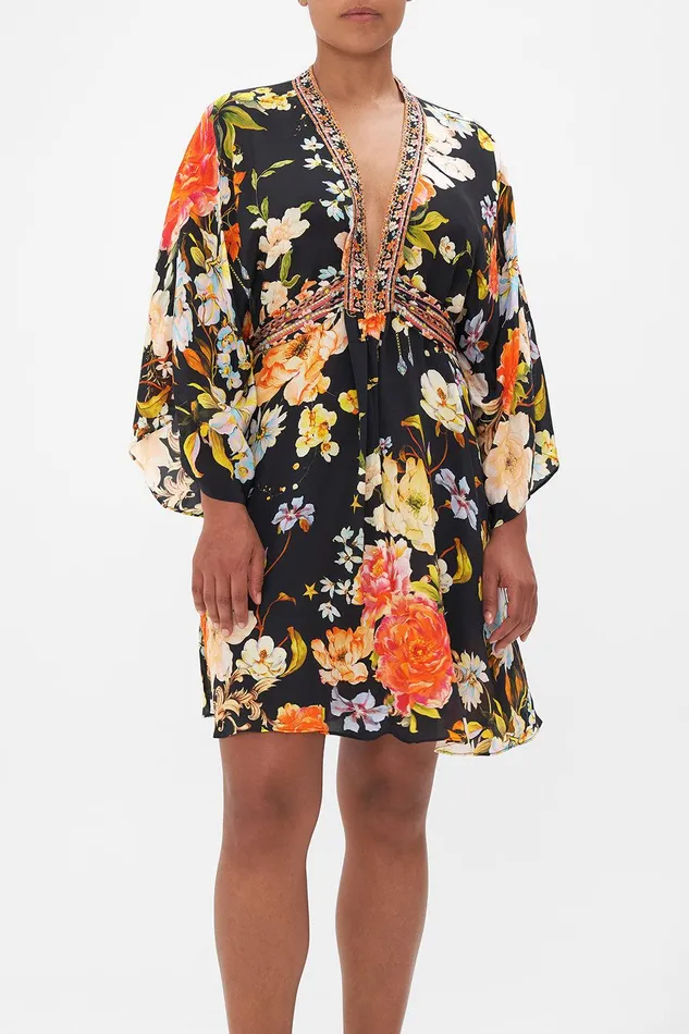 Camilla Kaftans Waist Tie Short Kaftan Secret History 8211 Womens Camilla Kaftans Waist Tie Short Kaftan Secret History 8211 Womens