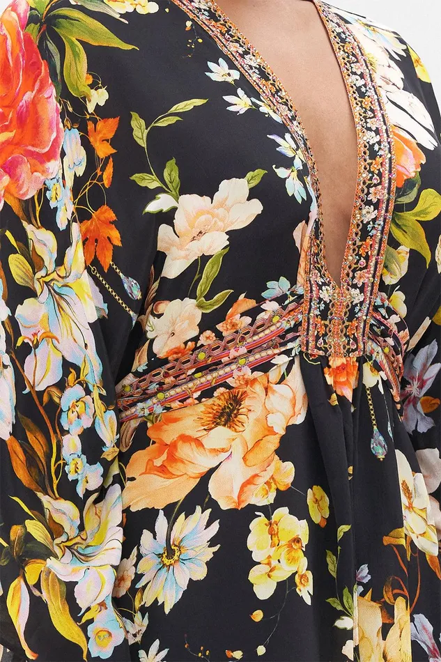 Camilla Kaftans Waist Tie Short Kaftan Secret History 8211 Womens Camilla Kaftans Waist Tie Short Kaftan Secret History 8211 Womens
