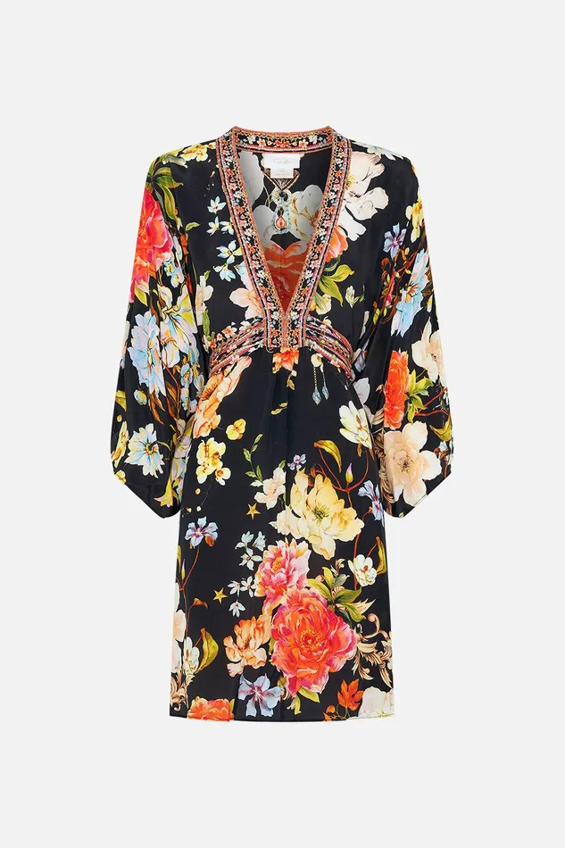 Camilla Kaftans Waist Tie Short Kaftan Secret History 8211 Womens Camilla Kaftans Waist Tie Short Kaftan Secret History 8211 Womens