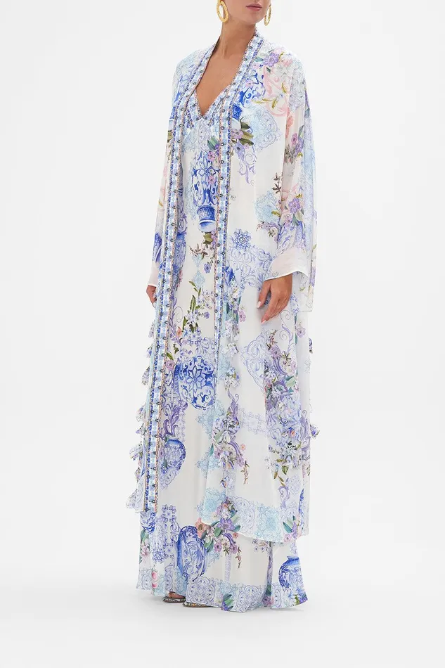 Camilla Kimonos Flare Sleeve Long Robe Paint Me Positano 8211 Womens Camilla Kimonos Flare Sleeve Long Robe Paint Me Positano 8211 Womens
