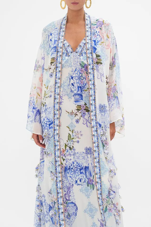 Camilla Kimonos Flare Sleeve Long Robe Paint Me Positano 8211 Womens Camilla Kimonos Flare Sleeve Long Robe Paint Me Positano 8211 Womens