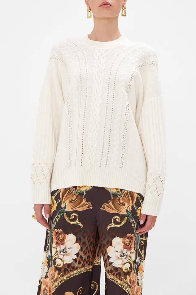 Camilla Knitwear Crew Neck Cocoon Jumper Garden Of Good Fortune 8211 Womens Camilla Knitwear Crew Neck Cocoon Jumper Garden Of Good Fortune 8211 Womens