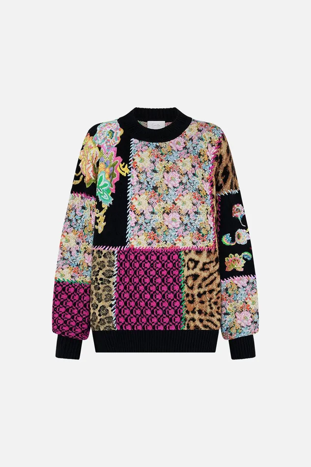 Camilla Knitwear Crew Neck Cocoon Jumper Sundowners In Sicily 8211 Womens Camilla Knitwear Crew Neck Cocoon Jumper Sundowners In Sicily 8211 Womens