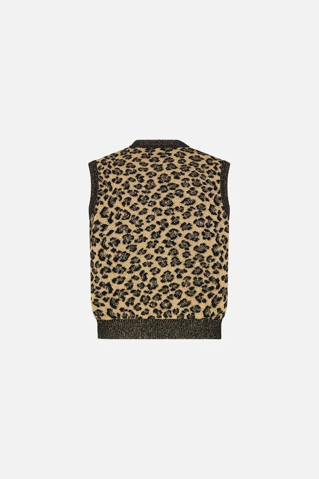 Camilla Knitwear Cropped Jacquard Knit Vest Standing Ovation 8211 Womens Camilla Knitwear Cropped Jacquard Knit Vest Standing Ovation 8211 Womens