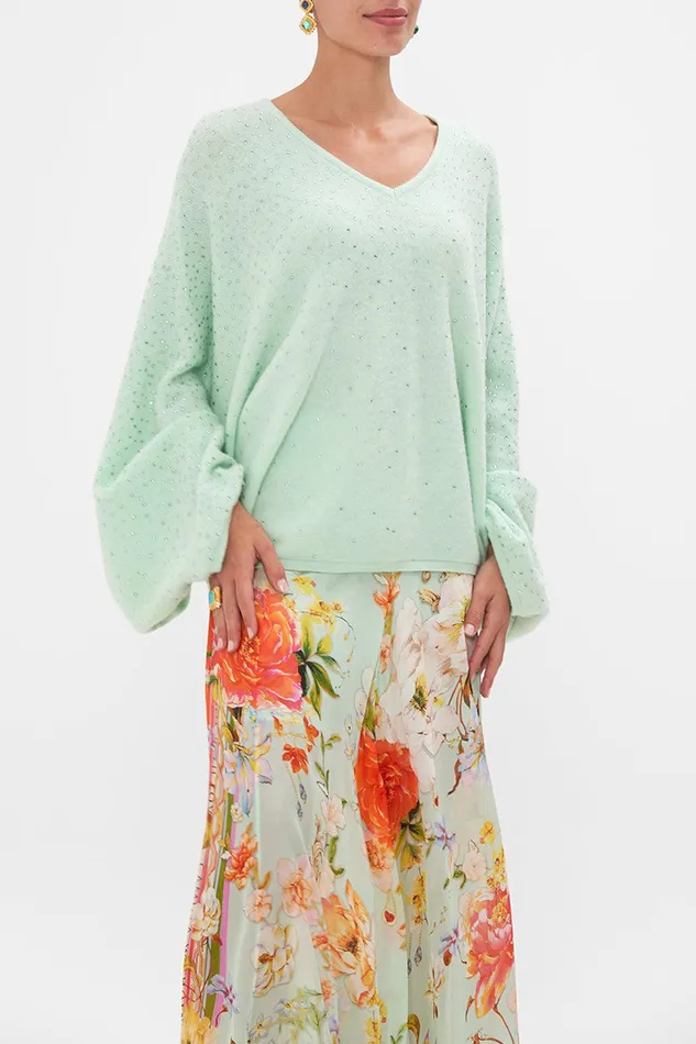 Camilla Knitwear Knit V Neck Jumper With Dolman Sleeve Talk The Walk 8211 Womens Camilla Knitwear Knit V Neck Jumper With Dolman Sleeve Talk The Walk 8211 Womens