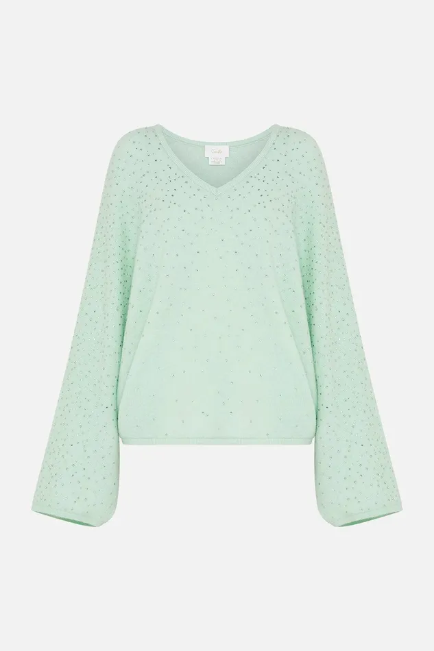 Camilla Knitwear Knit V Neck Jumper With Dolman Sleeve Talk The Walk 8211 Womens Camilla Knitwear Knit V Neck Jumper With Dolman Sleeve Talk The Walk 8211 Womens