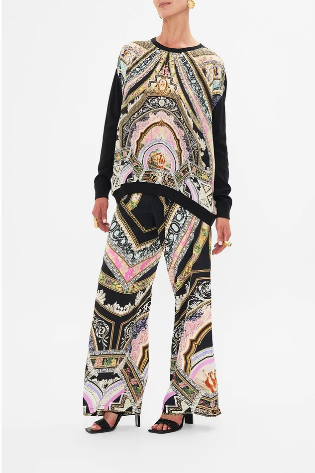 Camilla Knitwear Long Sleeve Jumper With Print Front Florence Field Day 8211 Womens Camilla Knitwear Long Sleeve Jumper With Print Front Florence Field Day 8211 Womens