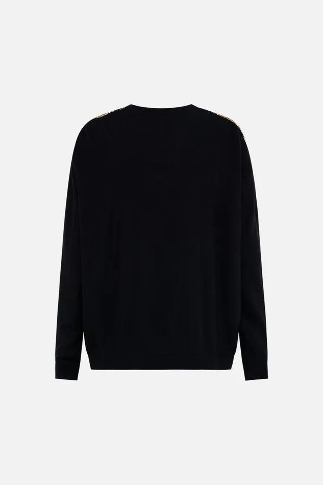 Camilla Knitwear Long Sleeve Jumper With Print Front Florence Field Day 8211 Womens Camilla Knitwear Long Sleeve Jumper With Print Front Florence Field Day 8211 Womens