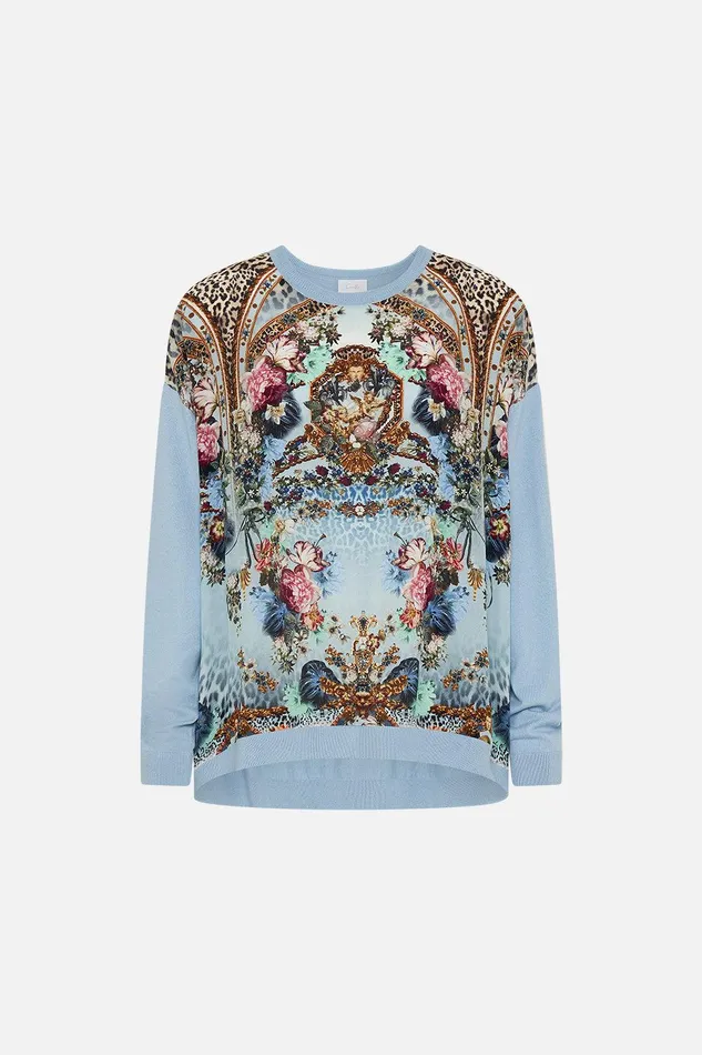 Camilla Knitwear Long Sleeve Jumper With Print Front Letters To Leo 8211 Womens Camilla Knitwear Long Sleeve Jumper With Print Front Letters To Leo 8211 Womens