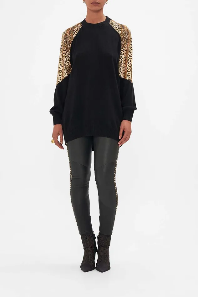 Camilla Knitwear Silk Spliced Shoulder Jumper Standing Ovation 8211 Womens Camilla Knitwear Silk Spliced Shoulder Jumper Standing Ovation 8211 Womens