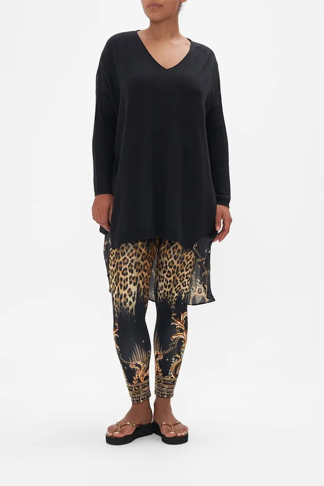 Camilla Knitwear V Neck Jumper With Print Back Jungle Dreaming 8211 Womens Camilla Knitwear V Neck Jumper With Print Back Jungle Dreaming 8211 Womens