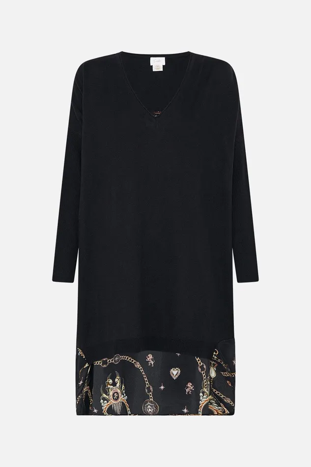 Camilla Knitwear V Neck Jumper With Print Back Jungle Dreaming 8211 Womens Camilla Knitwear V Neck Jumper With Print Back Jungle Dreaming 8211 Womens