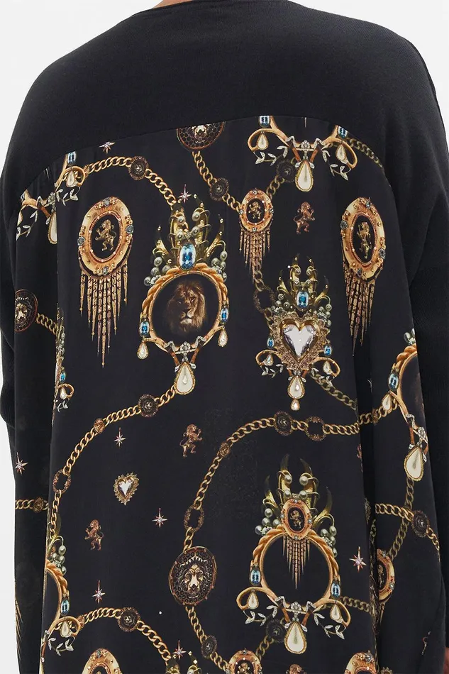 Camilla Knitwear V Neck Jumper With Print Back Jungle Dreaming 8211 Womens Camilla Knitwear V Neck Jumper With Print Back Jungle Dreaming 8211 Womens