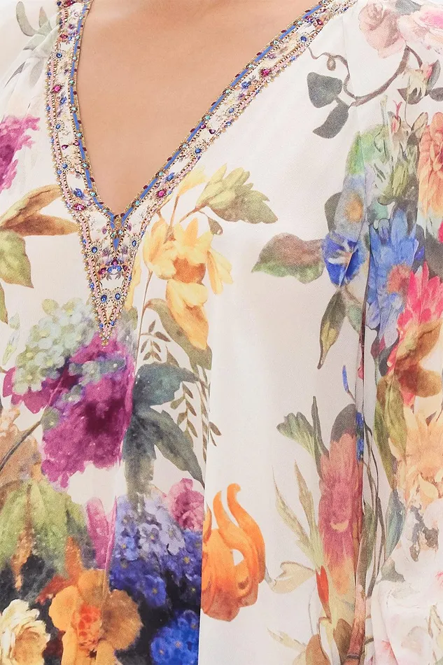 Camilla Long Sleeve Tops Shirred Cuff Blouse Friends With Frescos 8211 Womens Camilla Long Sleeve Tops Shirred Cuff Blouse Friends With Frescos 8211 Womens