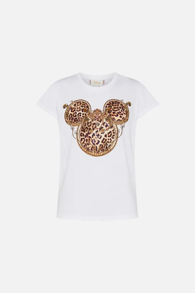 Camilla Loungewear Slim Fit Round Neck Tshirt Mickey Takes A Trip 8211 Womens