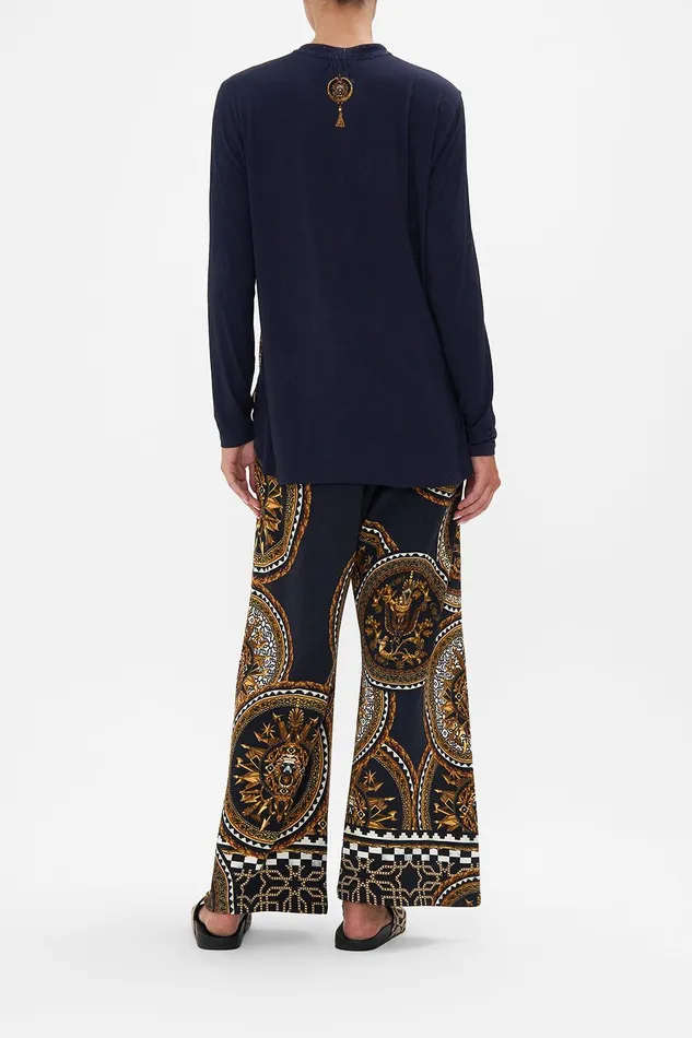 Camilla Loungewear Spliced Henley Shirt Duomo Kaleido 8211 Womens Camilla Loungewear Spliced Henley Shirt Duomo Kaleido 8211 Womens