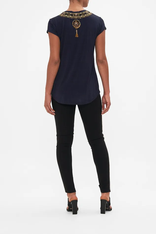 Camilla Loungewear Vneck Tee Duomo Kaleido 8211 Womens Camilla Loungewear Vneck Tee Duomo Kaleido 8211 Womens