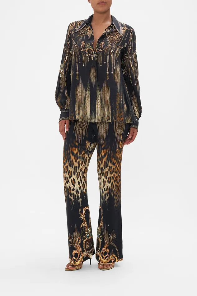 Camilla Matching Sets Curved Collar Blouse Jungle Dreaming 8211 Womens