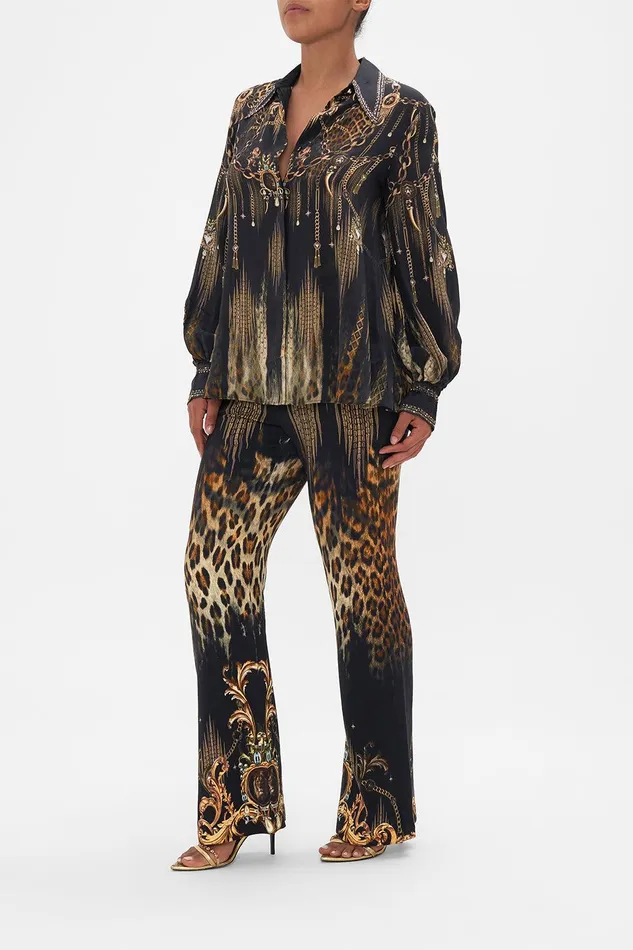 Camilla Matching Sets Curved Collar Blouse Jungle Dreaming 8211 Womens Camilla Matching Sets Curved Collar Blouse Jungle Dreaming 8211 Womens