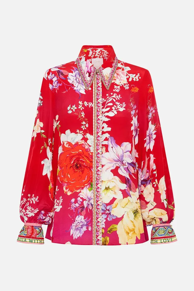 Camilla Matching Sets Curved Collar Blouse Kiss And Tell 8211 Womens Camilla Matching Sets Curved Collar Blouse Kiss And Tell 8211 Womens