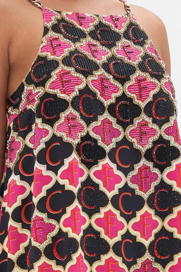 Camilla Matching Sets High Neck Low Back Shift Dress Wild And Running 8211 Womens Camilla Matching Sets High Neck Low Back Shift Dress Wild And Running 8211 Womens