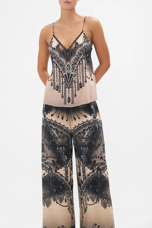 Camilla Matching Sets Lace Trim Cami Curtain Call Chaos 8211 Womens Camilla Matching Sets Lace Trim Cami Curtain Call Chaos 8211 Womens
