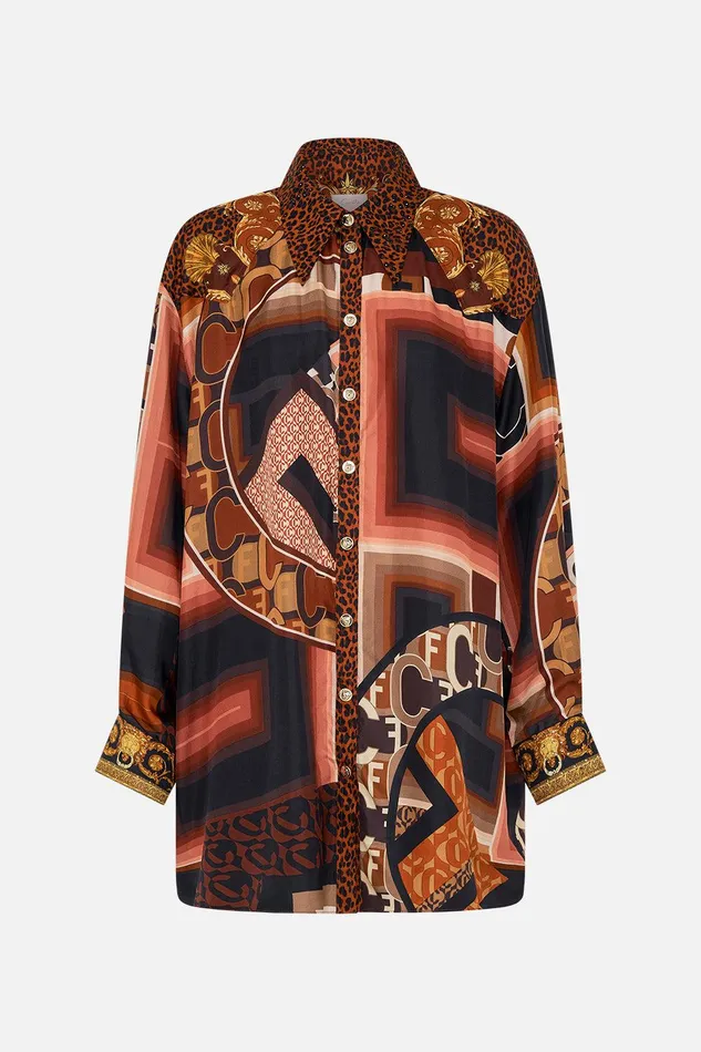 Camilla Matching Sets Long Line Shirt With Yoke And Button Detail Feeling Fresco 8211 Womens Camilla Matching Sets Long Line Shirt With Yoke And Button Detail Feeling Fresco 8211 Womens