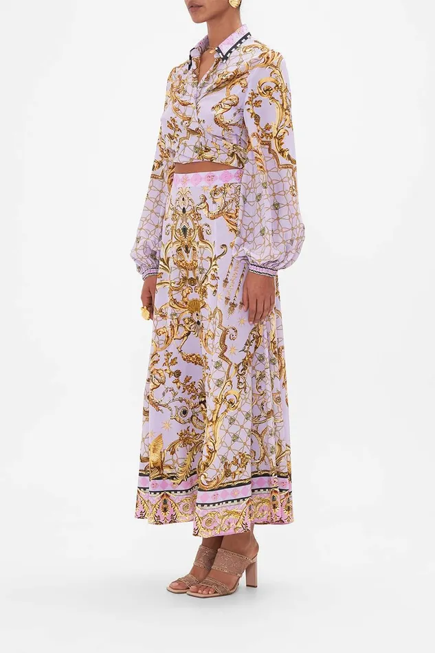 Camilla Matching Sets Panelled Flared Long Skirt Lavender Ever After 8211 Womens Camilla Matching Sets Panelled Flared Long Skirt Lavender Ever After 8211 Womens