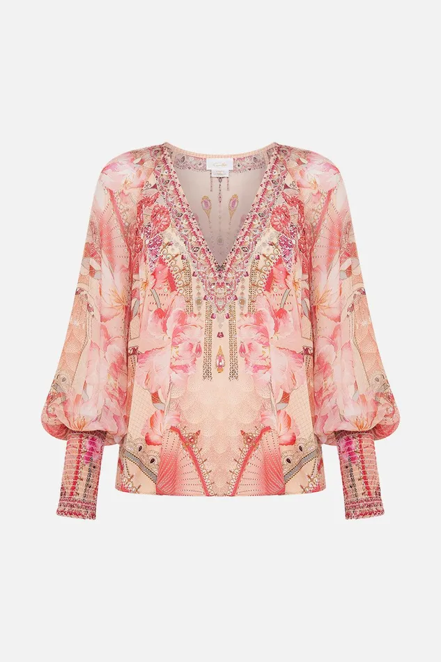 Camilla Matching Sets Shirred Cuff Blouse Adore Me 8211 Womens Camilla Matching Sets Shirred Cuff Blouse Adore Me 8211 Womens
