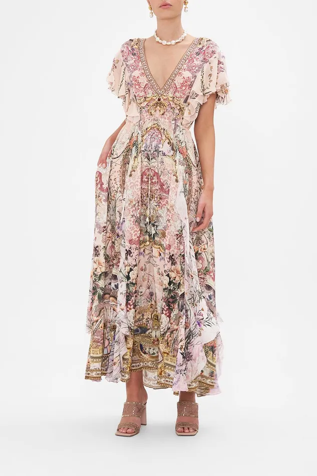 Camilla Maxi Dresses All Over Ruffle Dress Kissed By The Prince 8211 Womens Camilla Maxi Dresses All Over Ruffle Dress Kissed By The Prince 8211 Womens