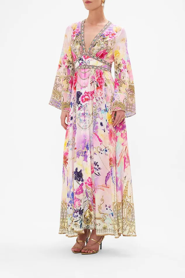 Camilla Maxi Dresses Kimono Sleeve Dress With Shirring Detail Sonic Symphonies 8211 Womens Camilla Maxi Dresses Kimono Sleeve Dress With Shirring Detail Sonic Symphonies 8211 Womens