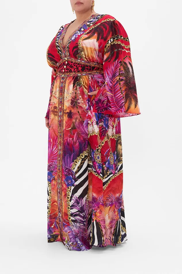 Camilla Maxi Dresses Kimono Sleeve Dress With Shirring Detail Wild Loving 8211 Womens Camilla Maxi Dresses Kimono Sleeve Dress With Shirring Detail Wild Loving 8211 Womens
