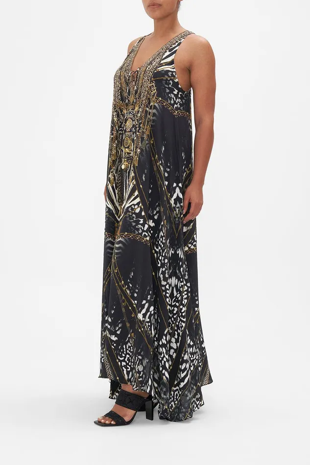 Camilla Maxi Dresses Lace Up Racer Back Dress Untamed Royalty 8211 Womens Camilla Maxi Dresses Lace Up Racer Back Dress Untamed Royalty 8211 Womens