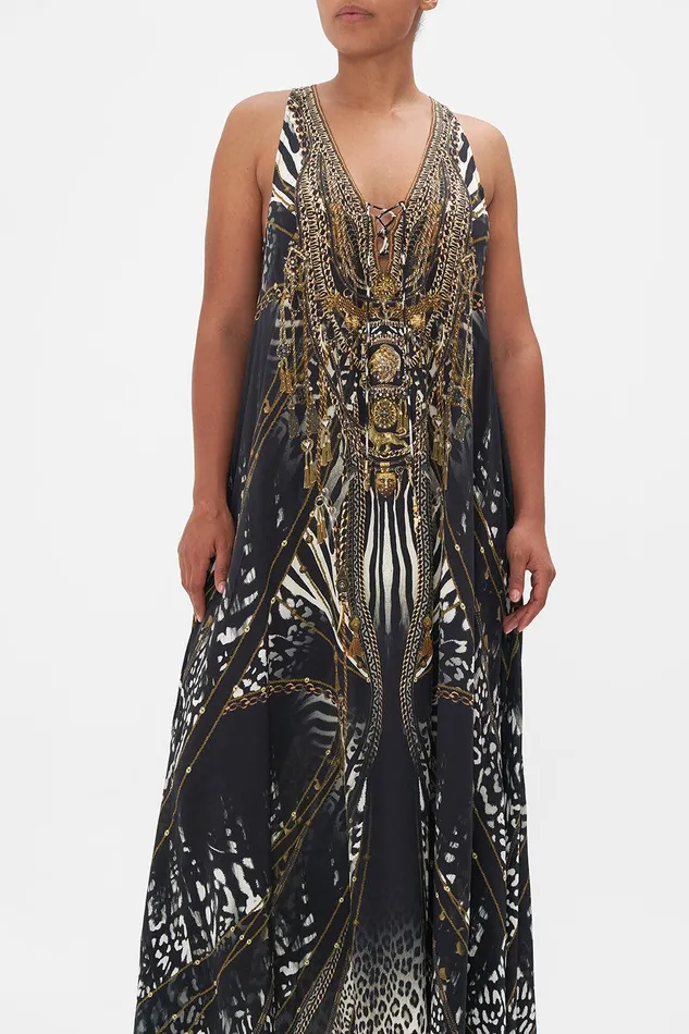 Camilla Maxi Dresses Lace Up Racer Back Dress Untamed Royalty 8211 Womens Camilla Maxi Dresses Lace Up Racer Back Dress Untamed Royalty 8211 Womens