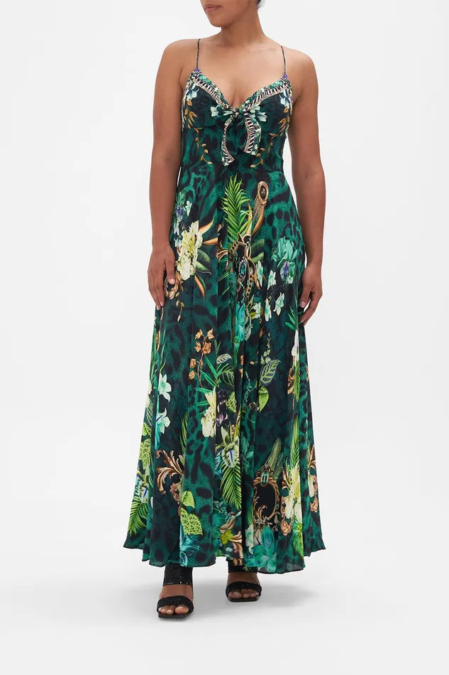 Camilla Maxi Dresses Long Dress With Tie Front Sing My Song 8211 Womens