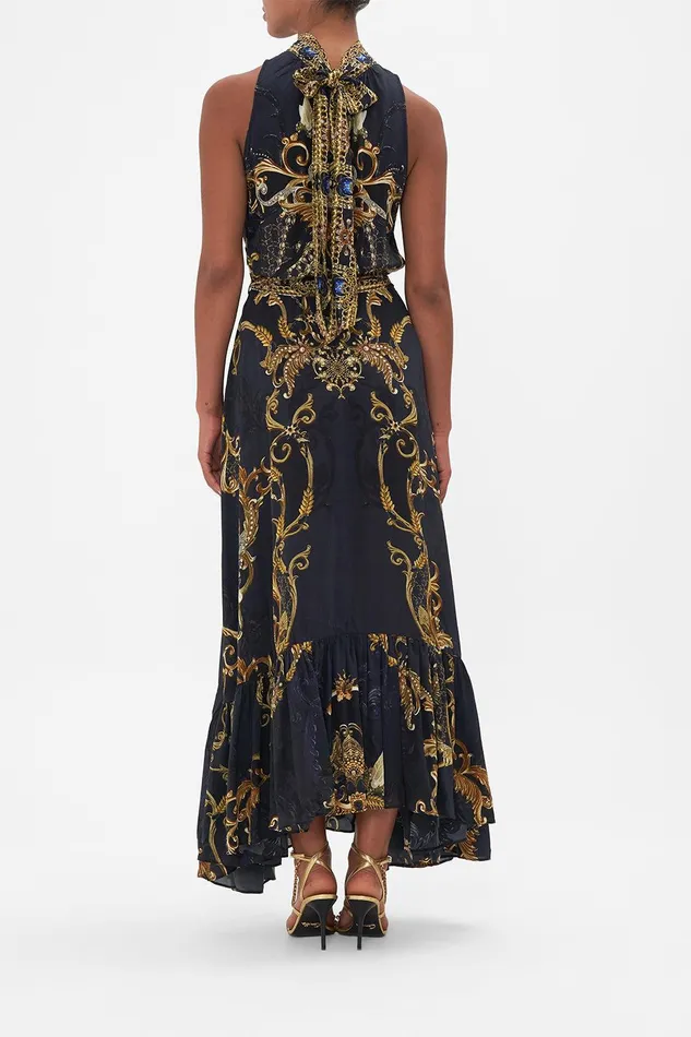 Camilla Maxi Dresses Necktie Dress With Elasticated Waist Moonlight Melodies 8211 Womens Camilla Maxi Dresses Necktie Dress With Elasticated Waist Moonlight Melodies 8211 Womens