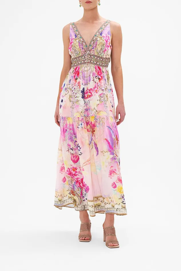 Camilla Maxi Dresses Shirred Waist Detail Long Dress Sonic Symphonies 8211 Womens Camilla Maxi Dresses Shirred Waist Detail Long Dress Sonic Symphonies 8211 Womens