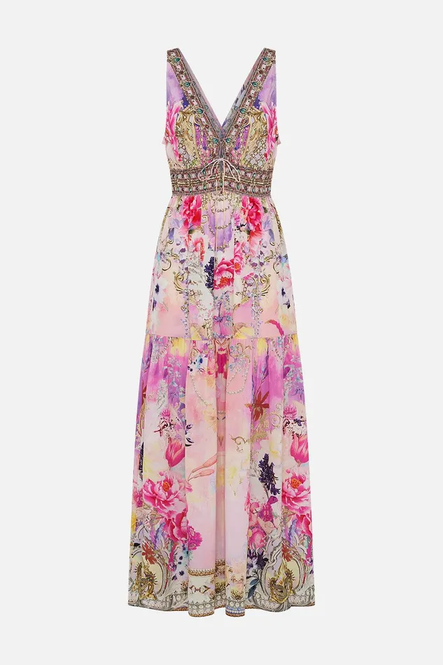 Camilla Maxi Dresses Shirred Waist Detail Long Dress Sonic Symphonies 8211 Womens Camilla Maxi Dresses Shirred Waist Detail Long Dress Sonic Symphonies 8211 Womens