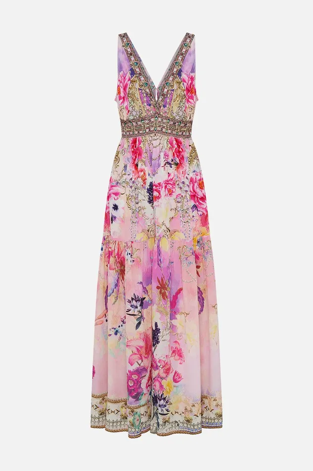 Camilla Maxi Dresses Shirred Waist Detail Long Dress Sonic Symphonies 8211 Womens Camilla Maxi Dresses Shirred Waist Detail Long Dress Sonic Symphonies 8211 Womens
