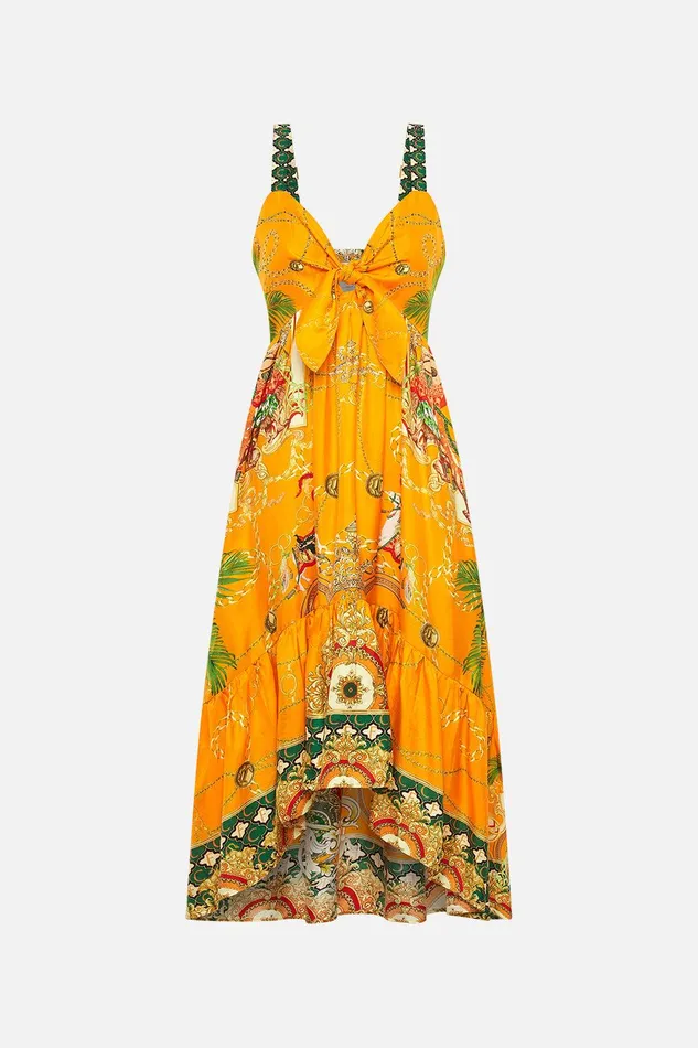 Camilla Maxi Dresses Tie Front High Low Dress Dancing With The Bulls 8211 Womens Camilla Maxi Dresses Tie Front High Low Dress Dancing With The Bulls 8211 Womens
