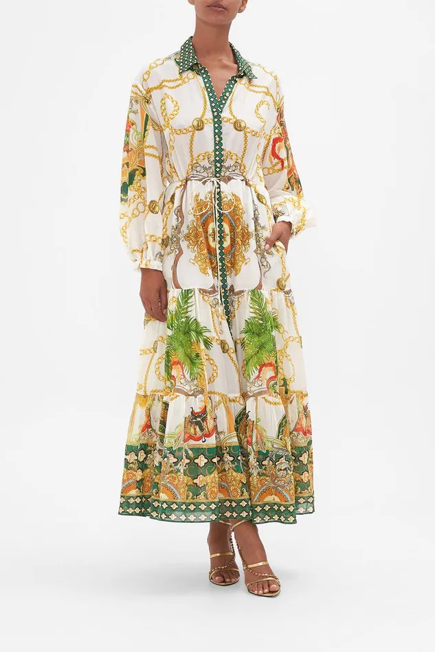 Camilla Maxi Dresses Tiered Long Shirt Dress My Sweet Devotion 8211 Womens Camilla Maxi Dresses Tiered Long Shirt Dress My Sweet Devotion 8211 Womens
