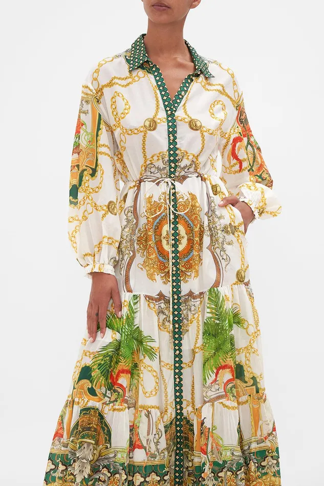 Camilla Maxi Dresses Tiered Long Shirt Dress My Sweet Devotion 8211 Womens Camilla Maxi Dresses Tiered Long Shirt Dress My Sweet Devotion 8211 Womens
