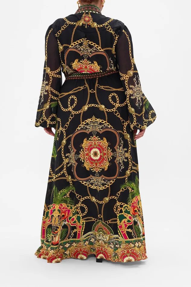 Camilla Maxi Dresses Waistband Long Dress With Collar Jealousy And Jewels 8211 Womens Camilla Maxi Dresses Waistband Long Dress With Collar Jealousy And Jewels 8211 Womens