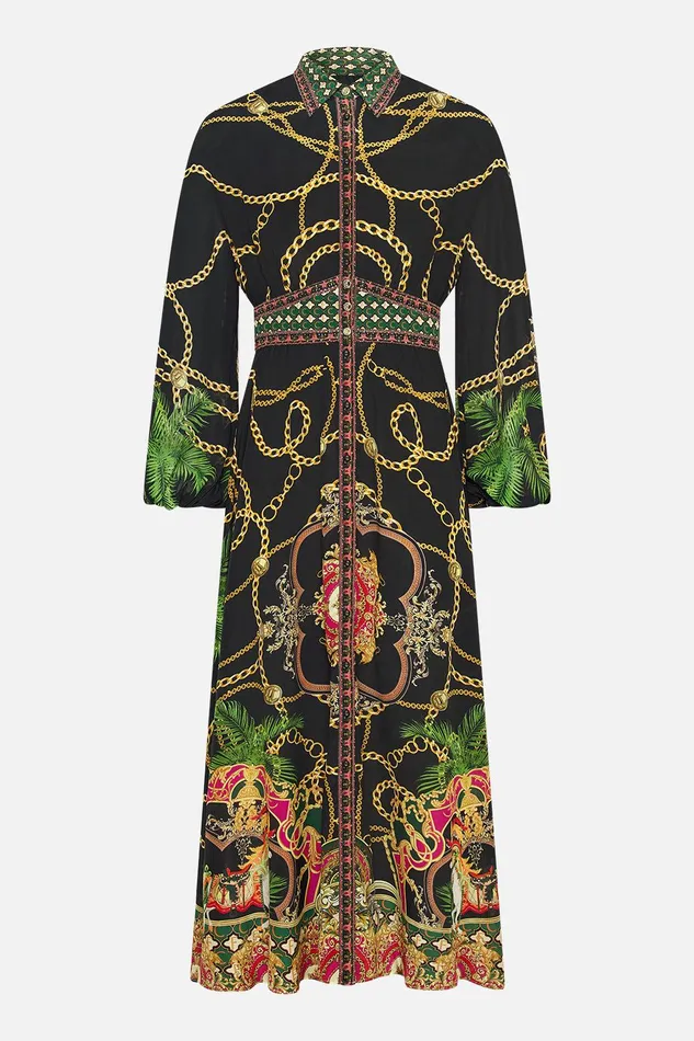 Camilla Maxi Dresses Waistband Long Dress With Collar Jealousy And Jewels 8211 Womens Camilla Maxi Dresses Waistband Long Dress With Collar Jealousy And Jewels 8211 Womens